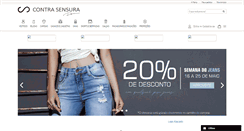 Desktop Screenshot of contrasensura.com.br