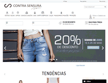 Tablet Screenshot of contrasensura.com.br